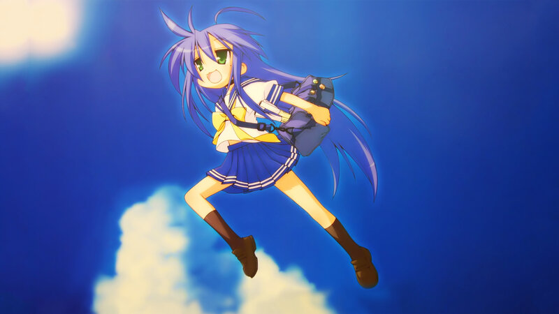 anime girl in school uniform