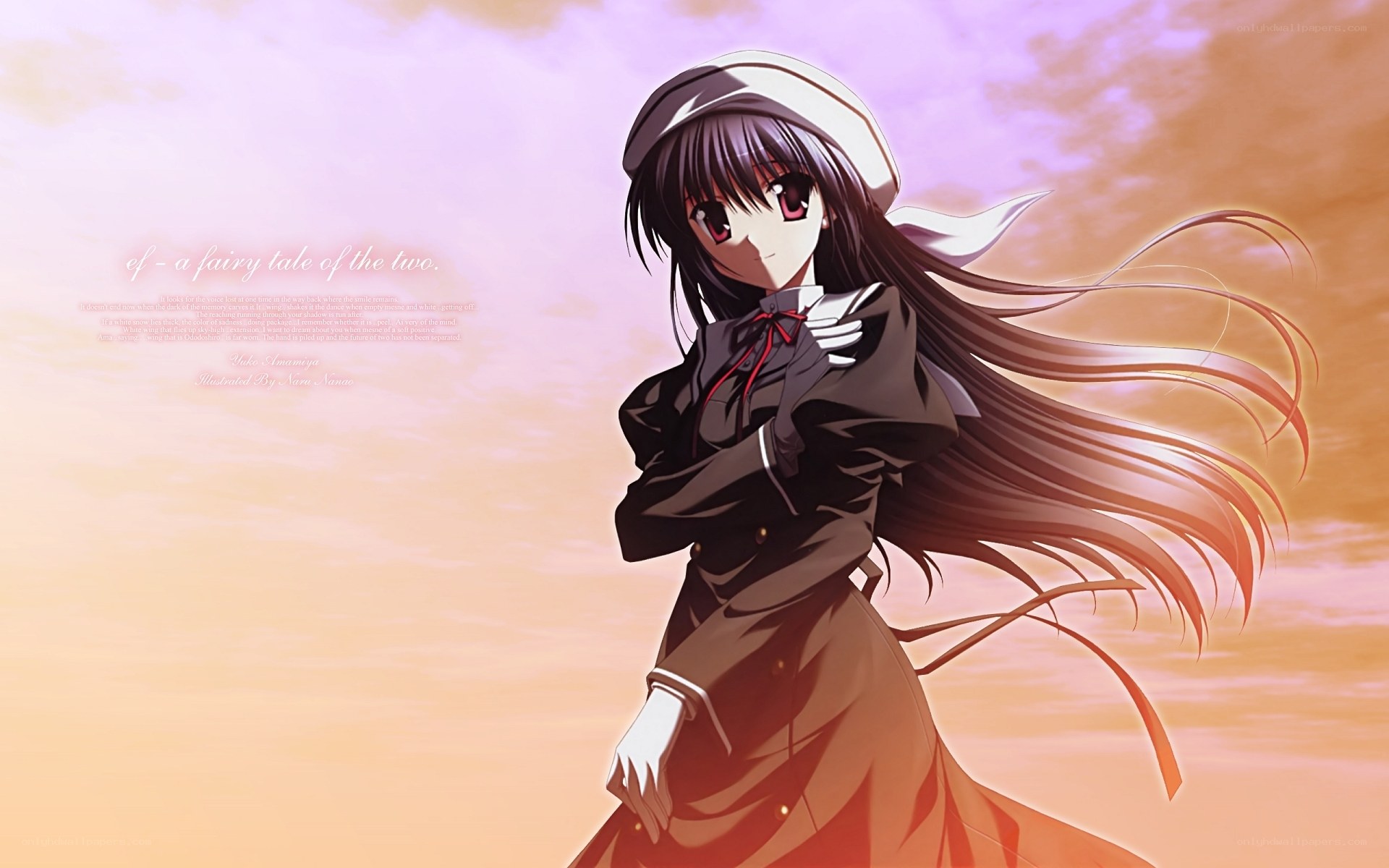 anime girl in school uniform