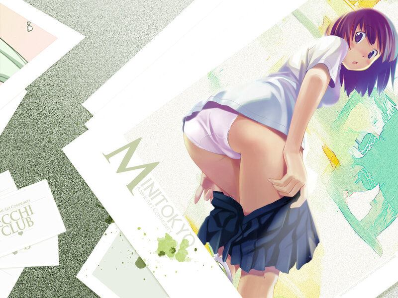 anime girl in school uniform