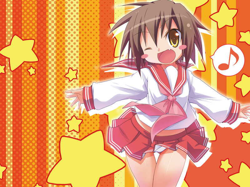 anime girl in school uniform