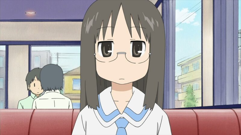 anime girl in school uniform