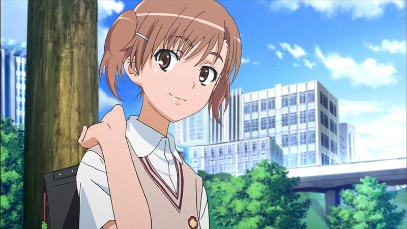 anime girl in school uniform