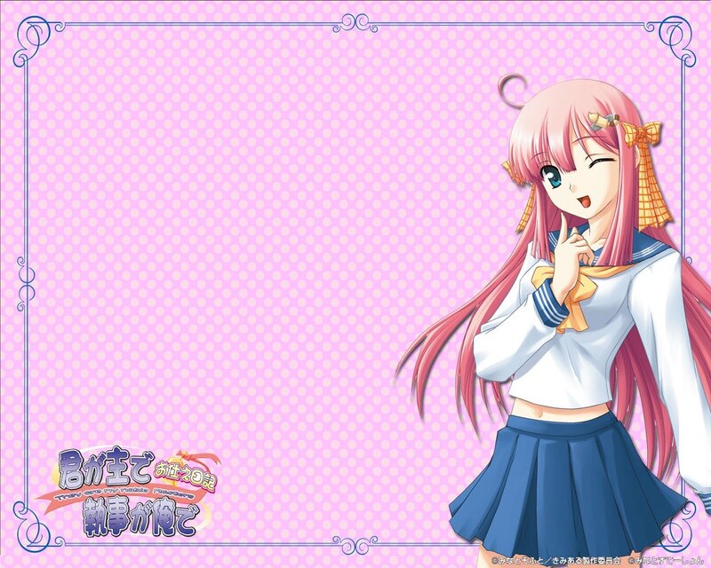 anime girl in school uniform