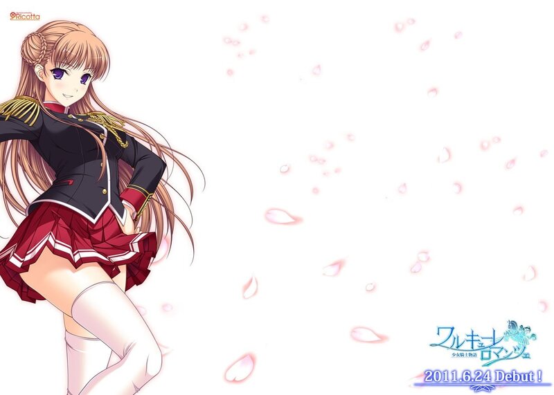 anime girl in school uniform