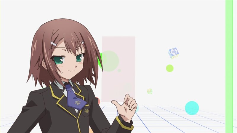 anime girl in school uniform