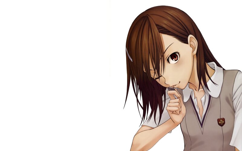 anime girl in school uniform