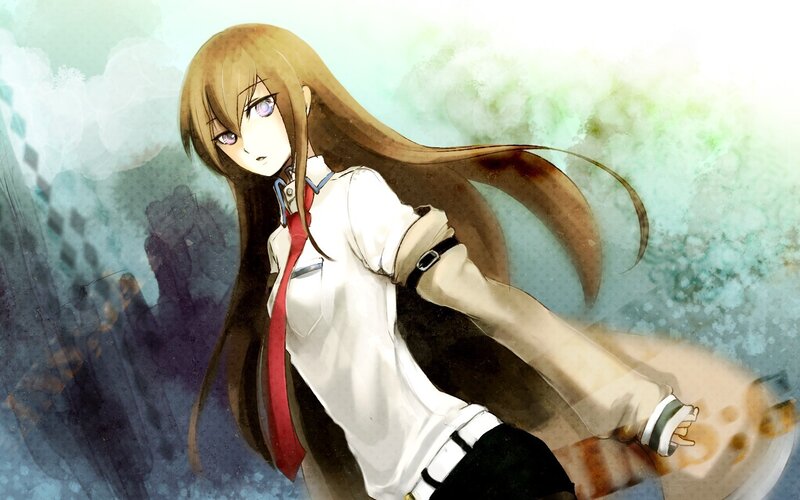 anime girl in school uniform