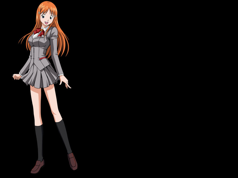 anime girl in school uniform