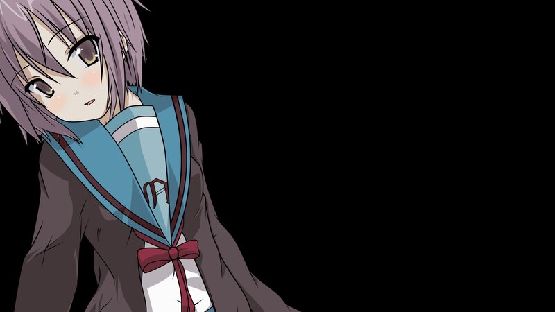 anime girl in school uniform