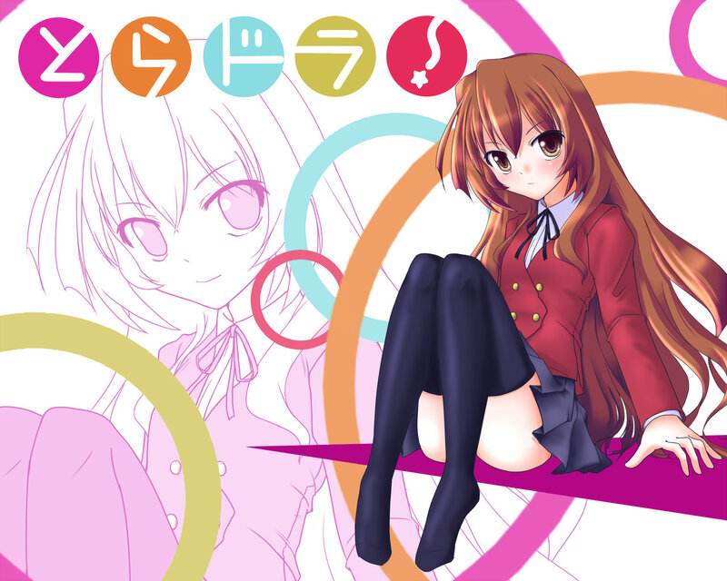 Anime girl in school uniform