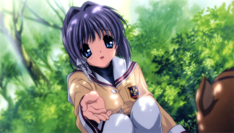 anime girl in school uniform