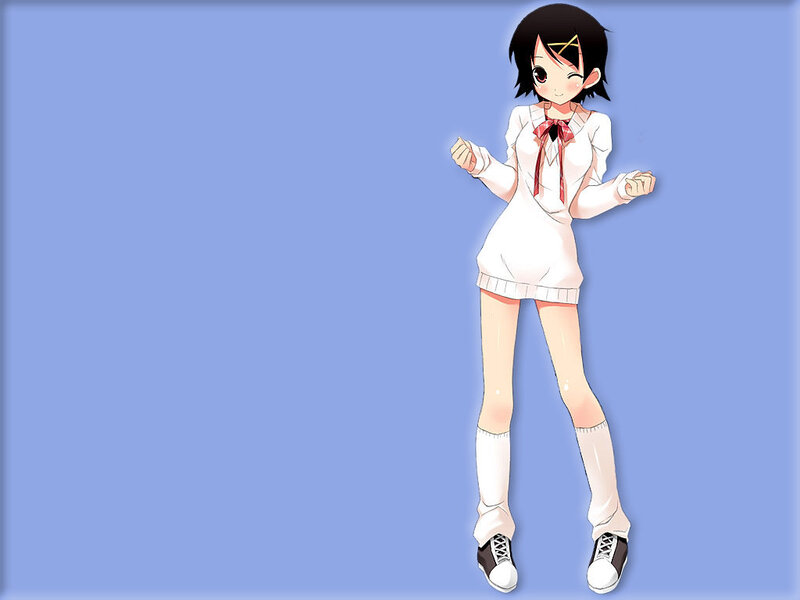 anime girl in school uniform