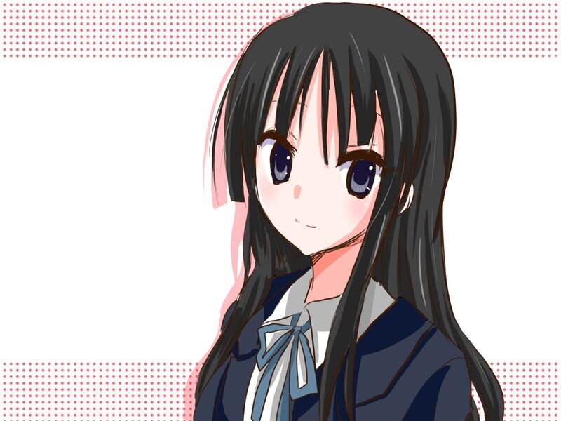 anime girl in school uniform
