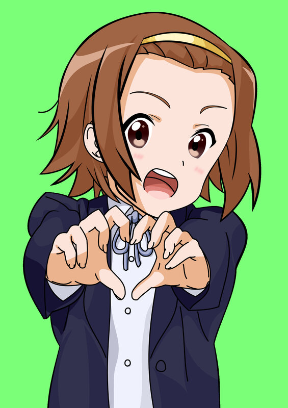 anime girl in school uniform