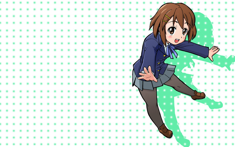 anime girl in school uniform