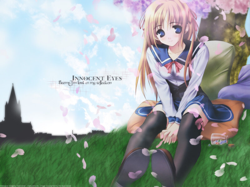 Anime girl in school uniform