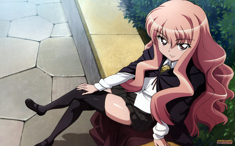 anime girl in school uniform