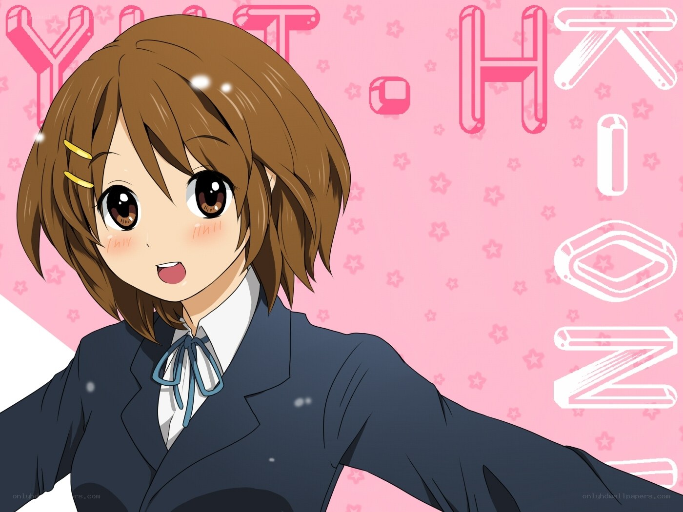 anime girl in school uniform