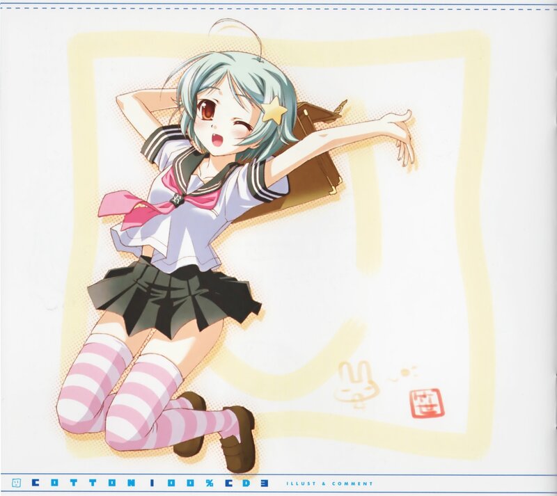 anime girl in school uniform