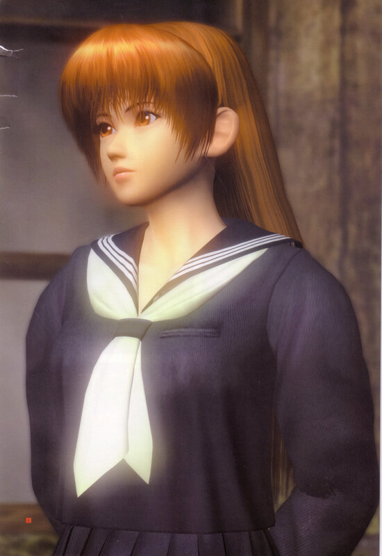 anime girl in school uniform