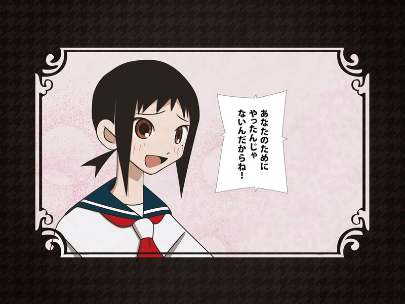 anime girl in school uniform