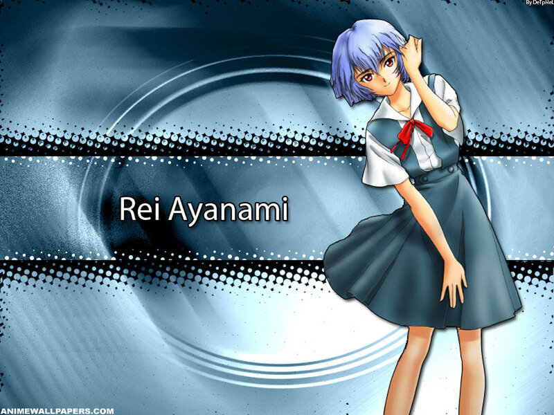 Anime Girl in School Uniform — Blue, Dramatic, School Uniform, Blue Hair, Text