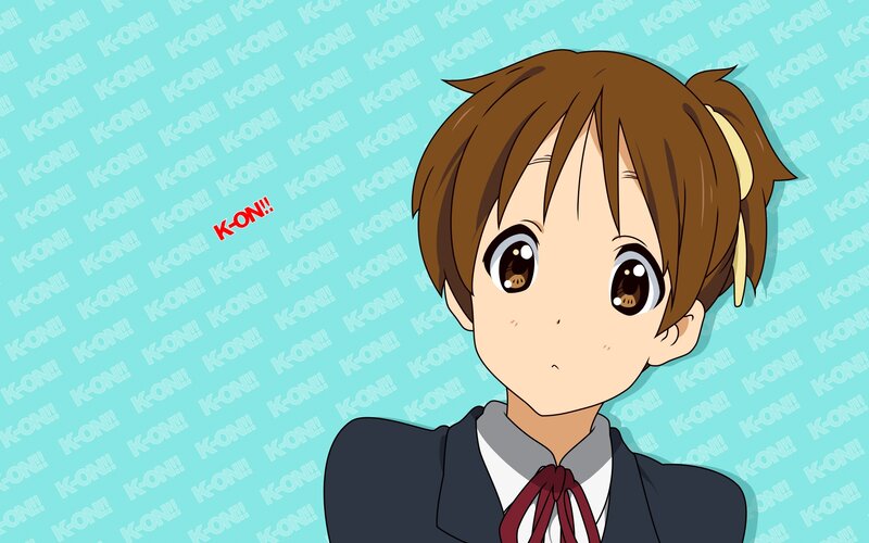 Anime Girl in School Uniform — Blue, Playful, School Uniform, Pigtails
