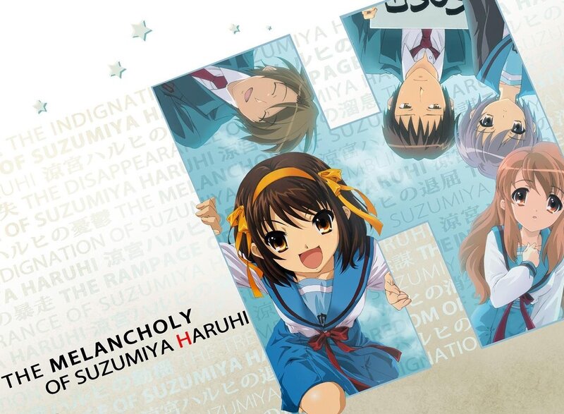 Anime Girl in School Uniform — Blue, Playful, School Uniforms