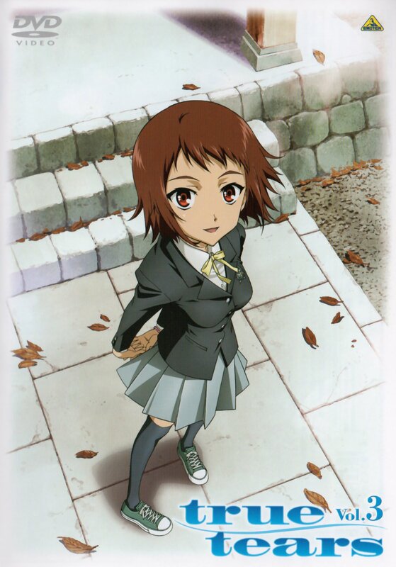 Anime Girl in School Uniform — Brown, Calm, Autumn, School Uniform