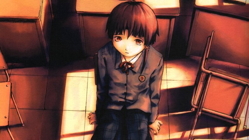 Anime Girl in School Uniform — Brown, Dramatic, Afternoon