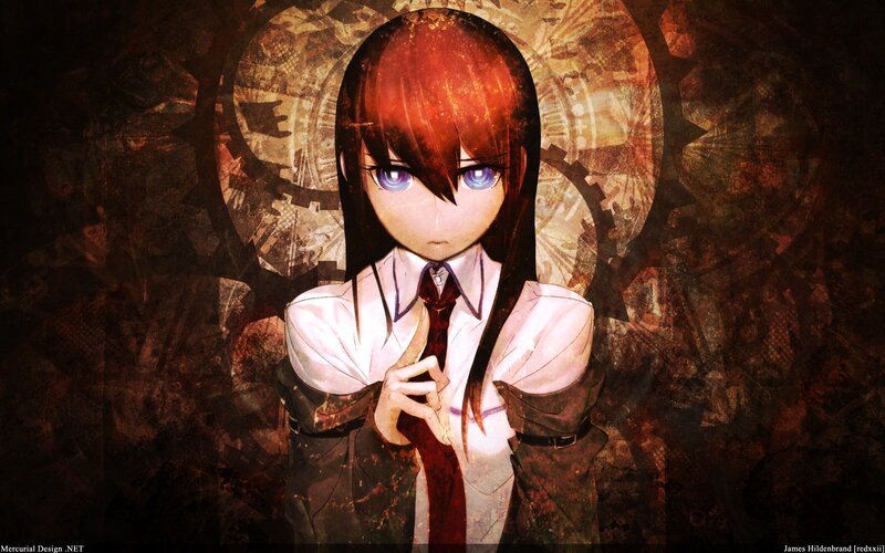 Anime Girl in School Uniform — Brown, Dramatic, Digital Art, School Uniform, Gears
