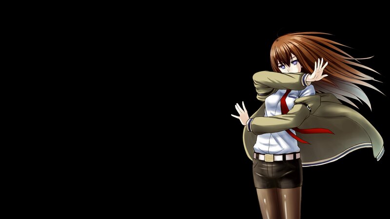 Anime Girl in School Uniform — Brown, Dramatic, School Uniform, Coat