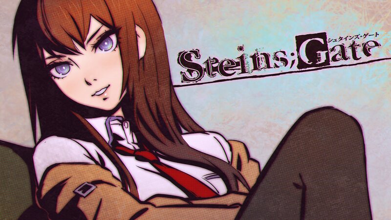 Anime Girl in School Uniform — Brown, Dramatic, School Uniform, Text Logo