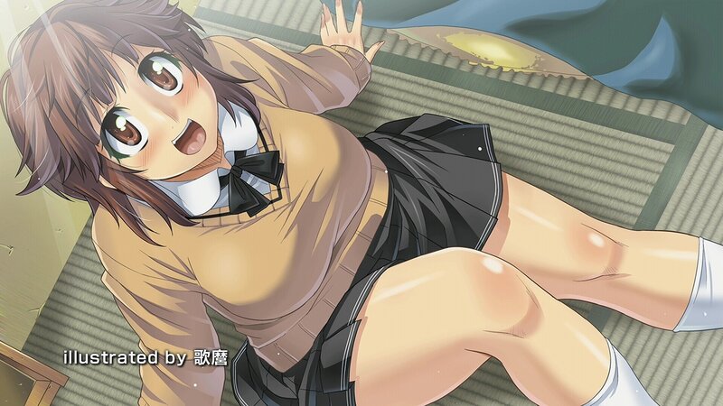 Anime Girl in School Uniform — Brown, Playful, Manga