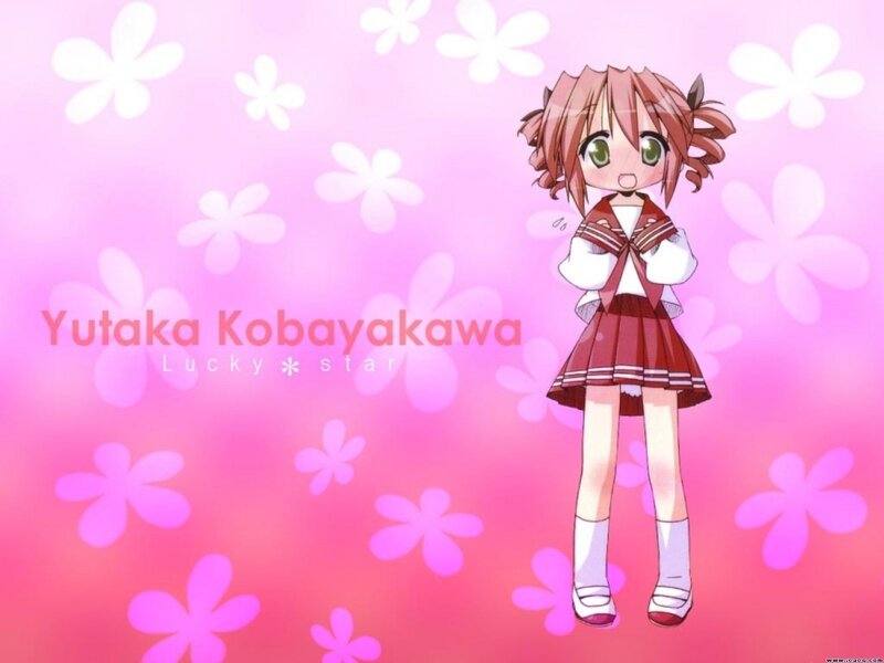 Anime Girl in School Uniform — Pink, Cheerful, Spring