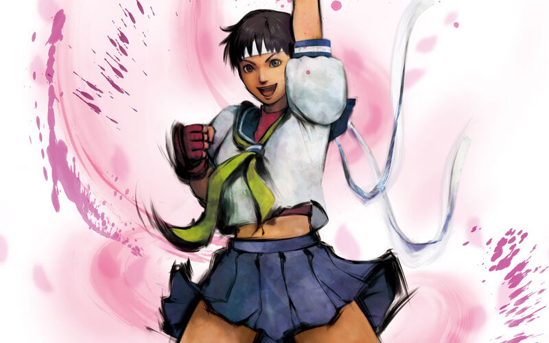 Anime Girl in School Uniform — Pink, Energetic, Manga