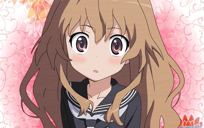 Anime Girl in School Uniform — Pink, Innocent