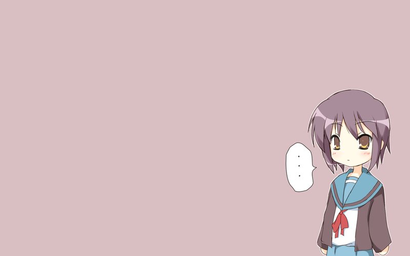 Anime Girl in School Uniform — Pink, Neutral, School Uniform