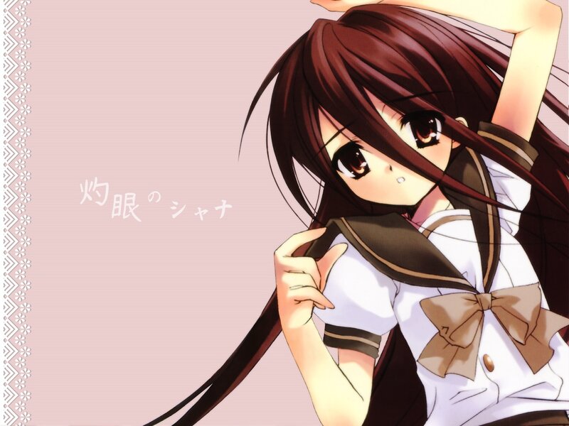 Anime Girl in School Uniform — Pink, Playful, Manga