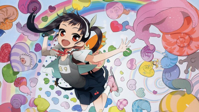 Anime Girl in School Uniform — Pink, Playful, Whimsical