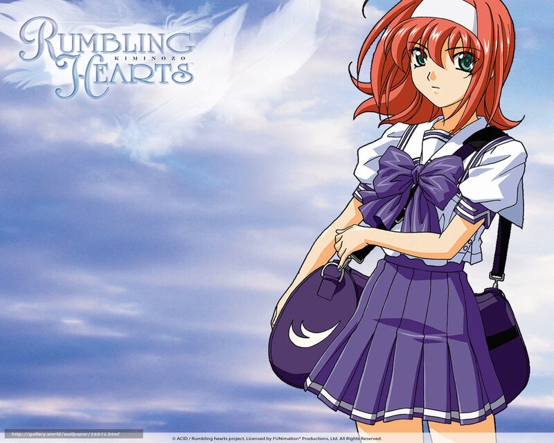 Anime Girl in School Uniform — Purple, Calm, Afternoon, School Uniform, Backpack
