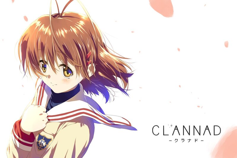 Anime Girl in School Uniform — White, Calm, Spring, School Uniform, Sailor Collar