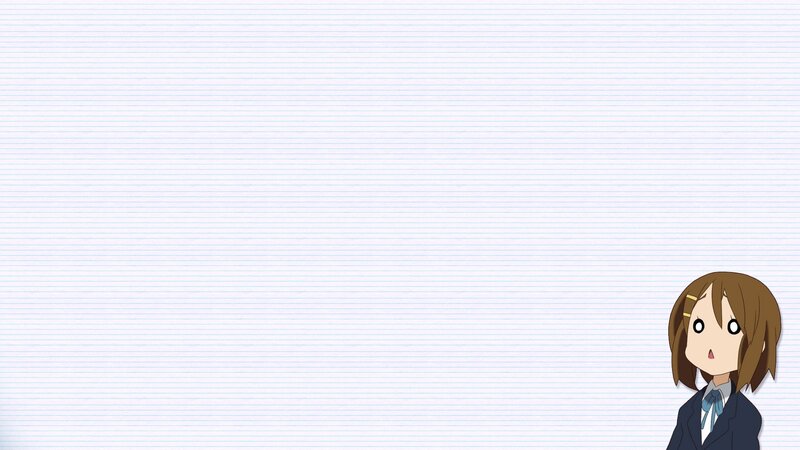 Anime Girl in School Uniform — White, Neutral, School Uniform, Lined Paper