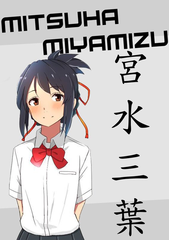 Anime Girl in School Uniform — White, Neutral, School Uniform, Red Bow Tie
