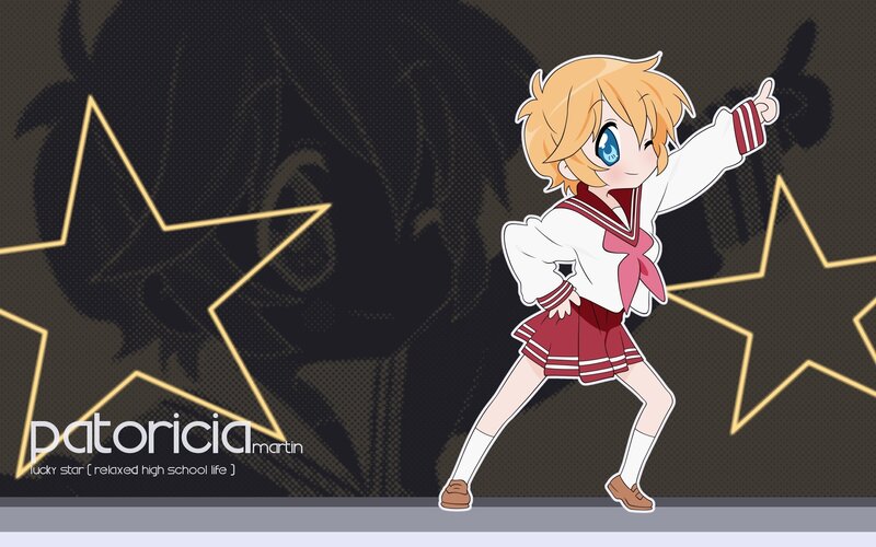 Anime Girl in School Uniform — White, Playful, Digital Art