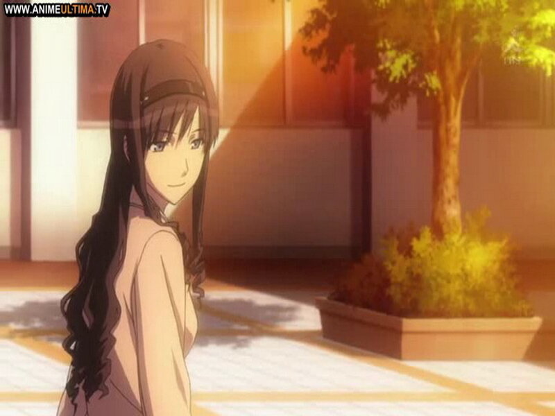 anime girl in schoolyard