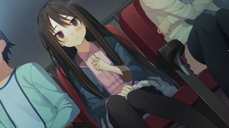 Anime Girl in Seat