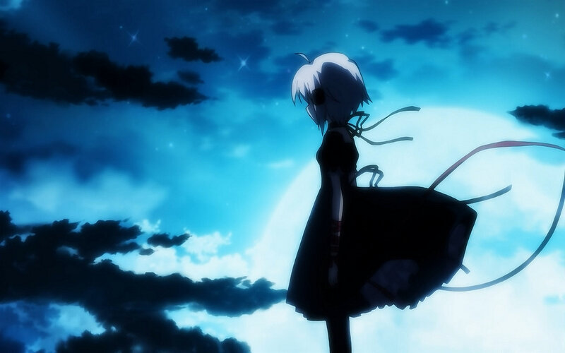 Anime Girl in Silhouette