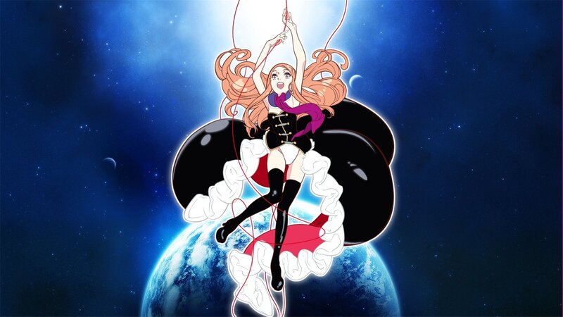 anime girl in space