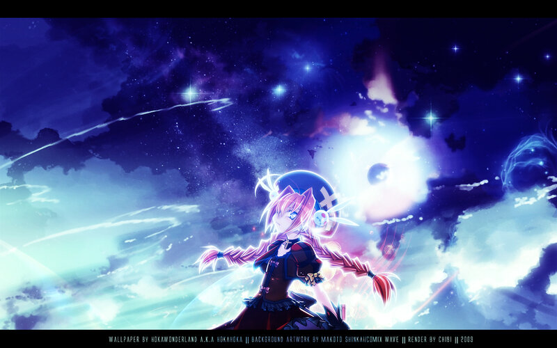 Anime Girl in Space — Purple